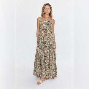 Raga Women’s Floral Maxi Tiered Dress Boho Flowy Resort Wear